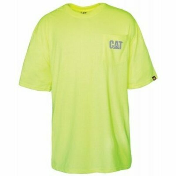 Caterpillar Cat 2Xl Hi Yel S/S Tee 1510499-407-2XL